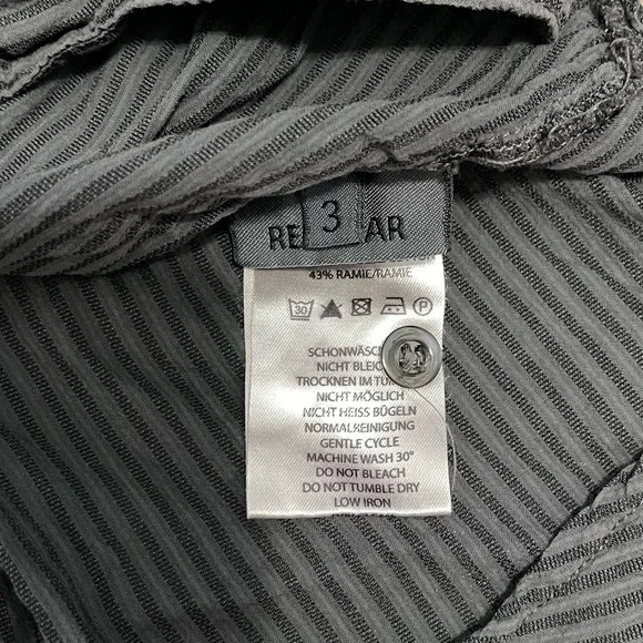 OSKA | Grey Oversized Long Sleeve Button Down Tunic Top - Picture 5 of 13